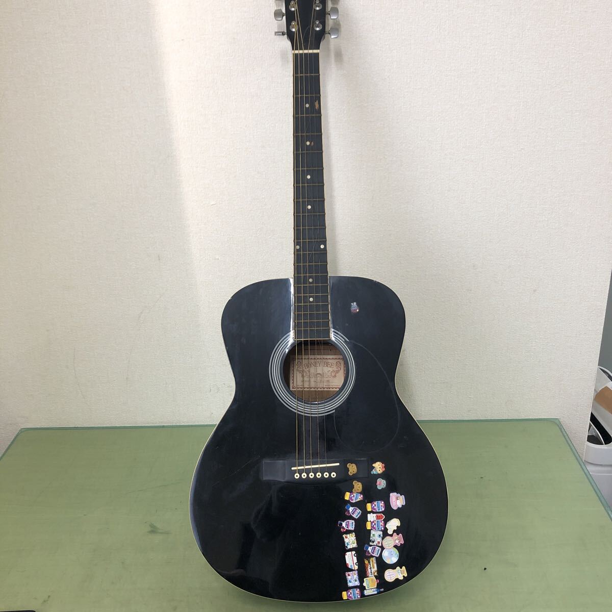 ◆501 アコースティックギター アコギ HONEY BEE F-15/BK拍卖