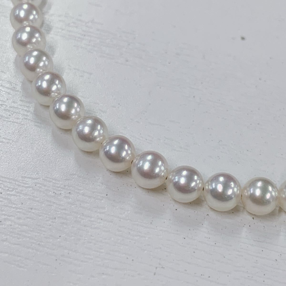 〒450 ネックレス ベビーパール 3.9-4.3mm 真珠 約39cm シルバー拍卖