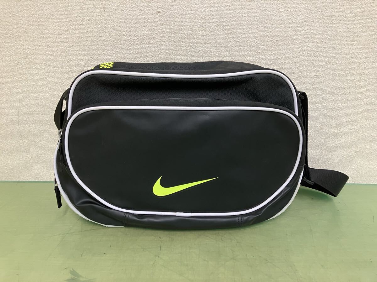 〒38 ナイキ MAX AIR スポーツバッグ NIKI ショルダーバッグ ブラック拍卖