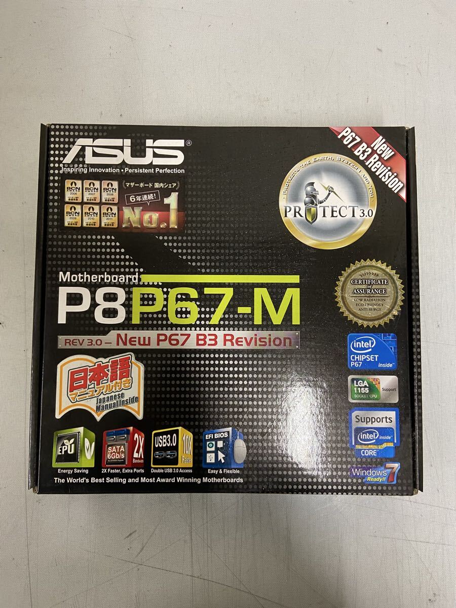 =180 ASUS マザーボード P8P67-M (REV 3.0) PC パーツ拍卖