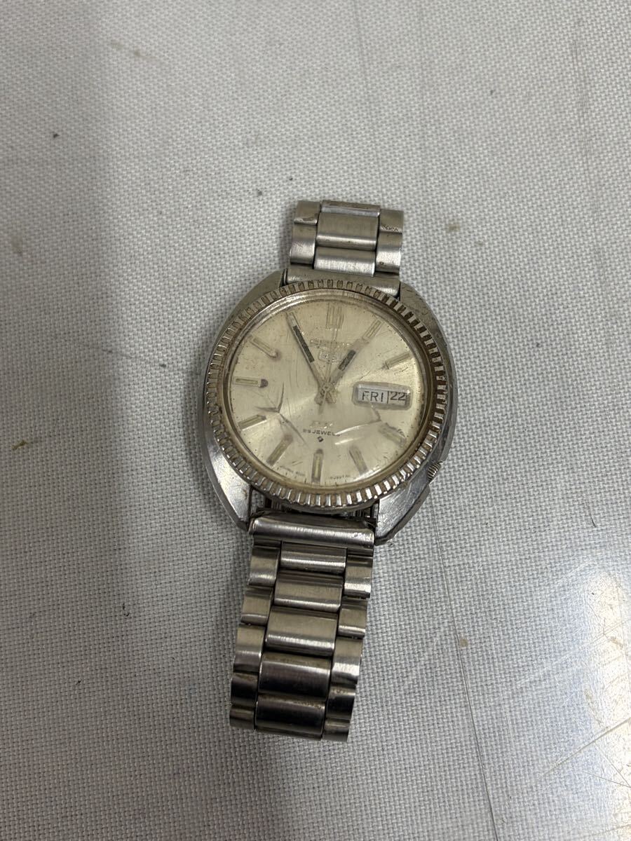 $ 18 SEIKO セイコー 5腕時計 自動巻き デイデイト ファイブ DX 877015 6106ー8141 ジャンク拍卖
