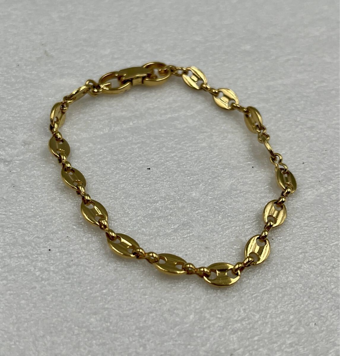 1円〜③【送料230円】 GIVENCHY ジバンシー ヴィンテージ マリーナチェーン ブレスレット ゴールドカラー アクセサリー 拍卖