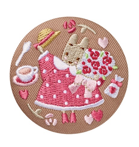 サンリオキャラクターズ 刺繍缶バッジ マロンクリーム拍卖