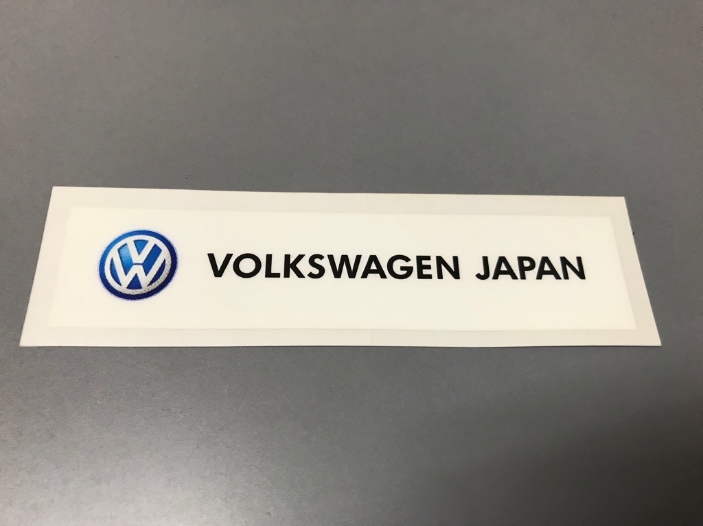 ☆VW フォルクスワーゲン純正 ブランドステッカー生産終了品!!激レア!☆拍卖