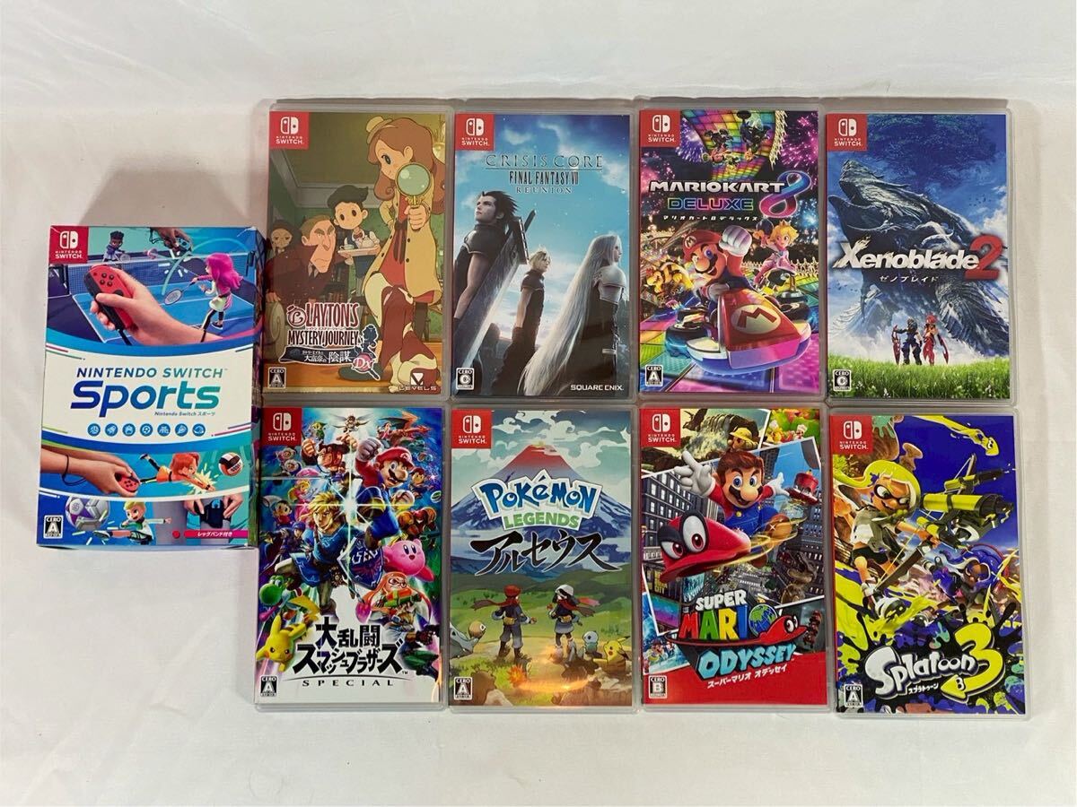 ⑥ Nintendo Switch ソフトまとめ9本 マリオ FF ポケモン etc【11015】拍卖