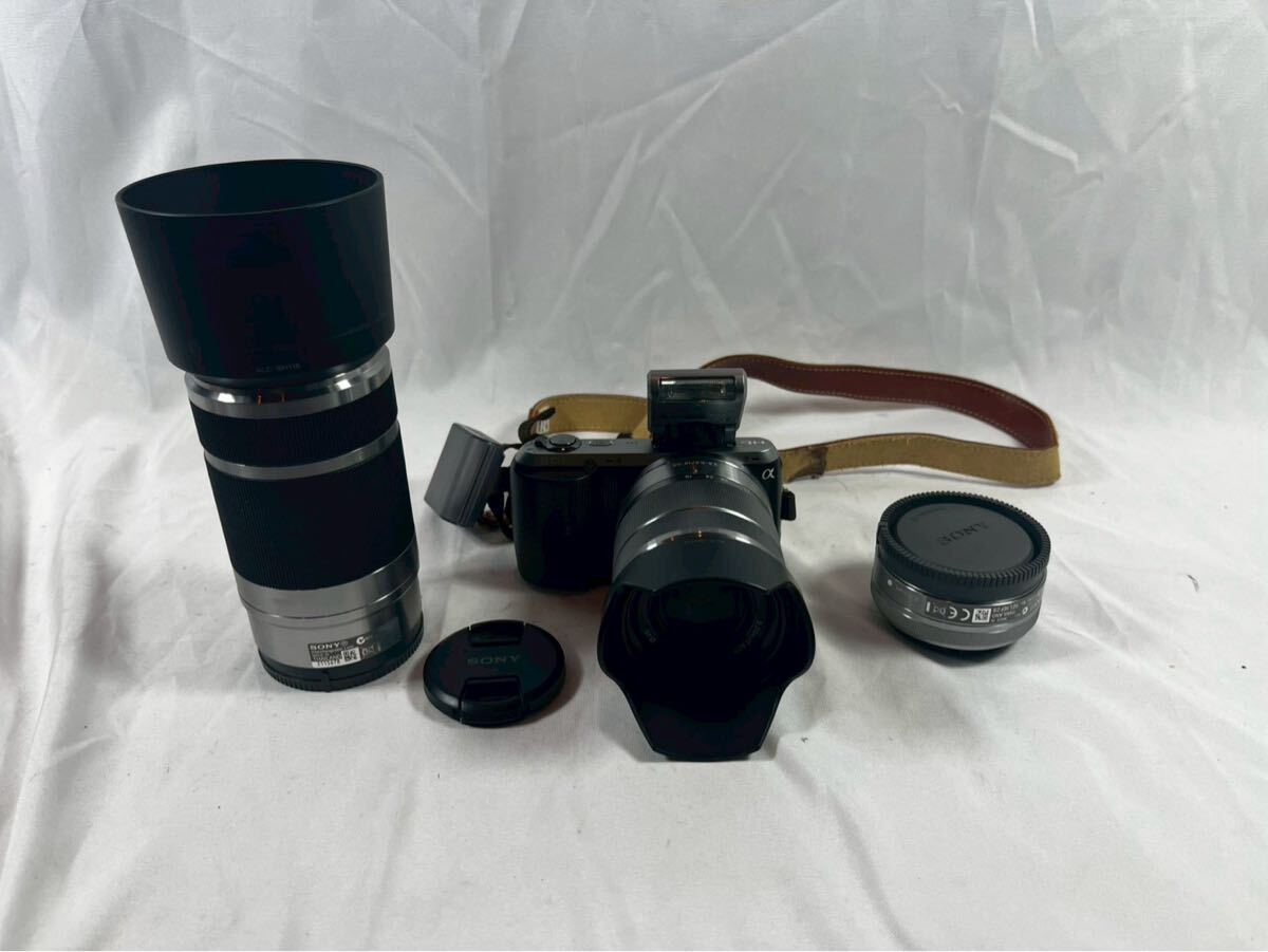 ④ SONY α NEX-C3 レンズセット 【10171】拍卖