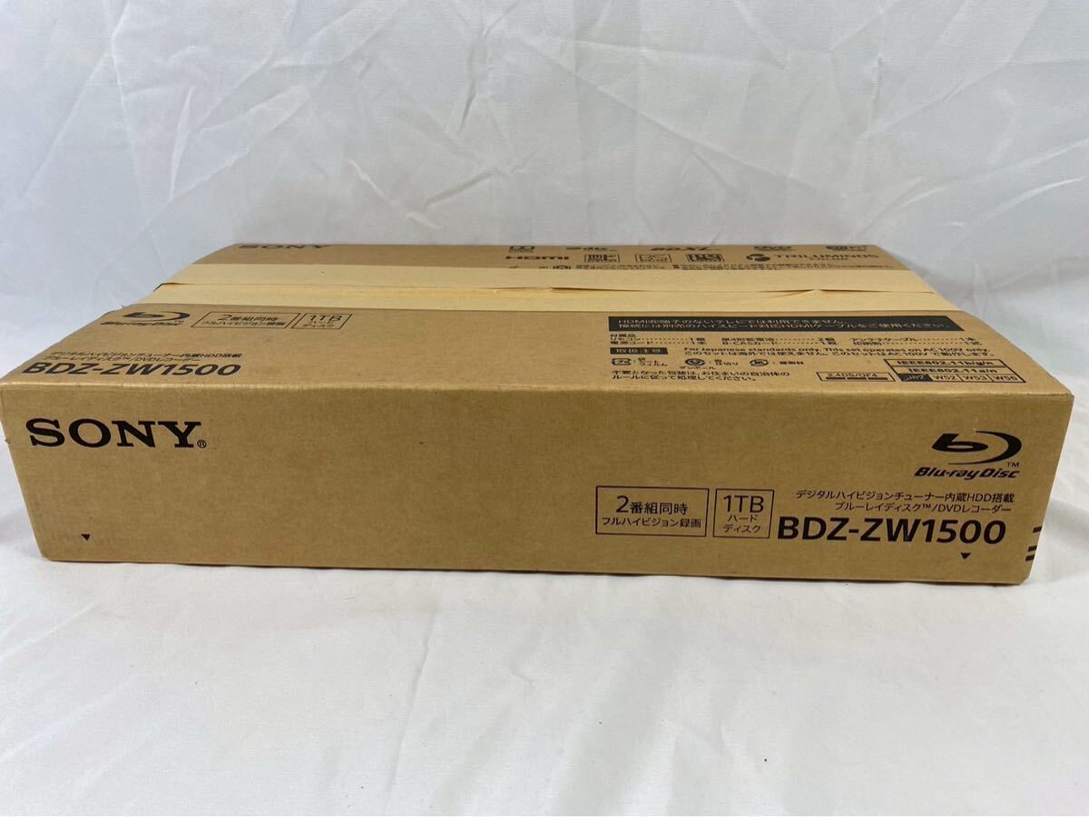 ⑥ SONY ブルーレイレコーダー BDZ-ZW1500 100V 【11006】未使用拍卖