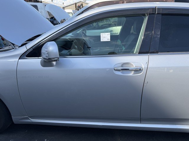 クラウン DBA-GRS200 左/助手席 フロント ドア ロイヤルサルーン 1F7 シルバーメタリック M2H5 67002-30A52 ドアミラー欠品拍卖