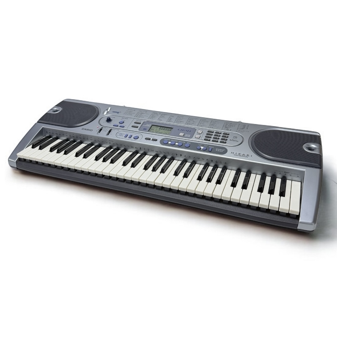 【64246Q】CASIO カシオ 電子キーボード LK-41 電子ピアノ 光ナビゲーションで練習できる 通電動作確認済 鍵盤楽器 現状品拍卖