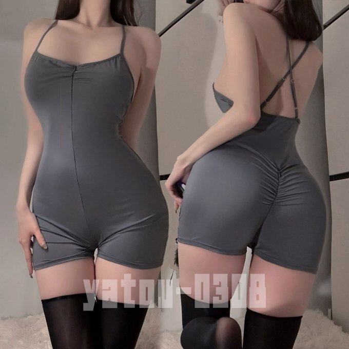 K063 コスプレウェア クロッチ部分 ファスナー開閉 ボーイレングス スポーツウェア レオタード セクシーランジェリー ナイトウェア拍卖