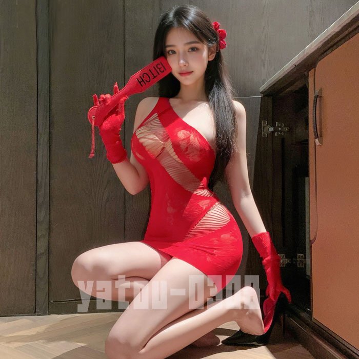 K117 コスプレウェア 透け透け メッシュ ミニスカート ワンピース レースクイーン セクシーランジェリー ナイトウェア拍卖