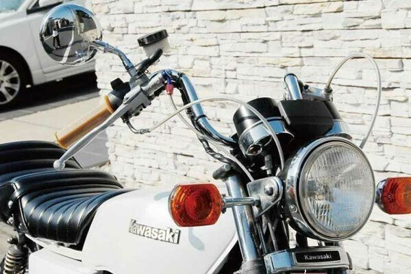 Zファーザー トップスター 20㎝ ゼファー CB400FOUR ZRX GSX XJR GS400 GT380 Z400FX Z400GP XJ400 絞り アップハン 旧車 4拍卖