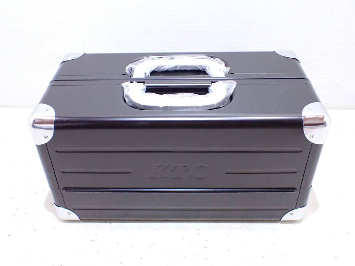 【Y1116】 京都機械工具 KTC 両開きメタルケース 工具箱 収納具 EK-1 ブラック拍卖