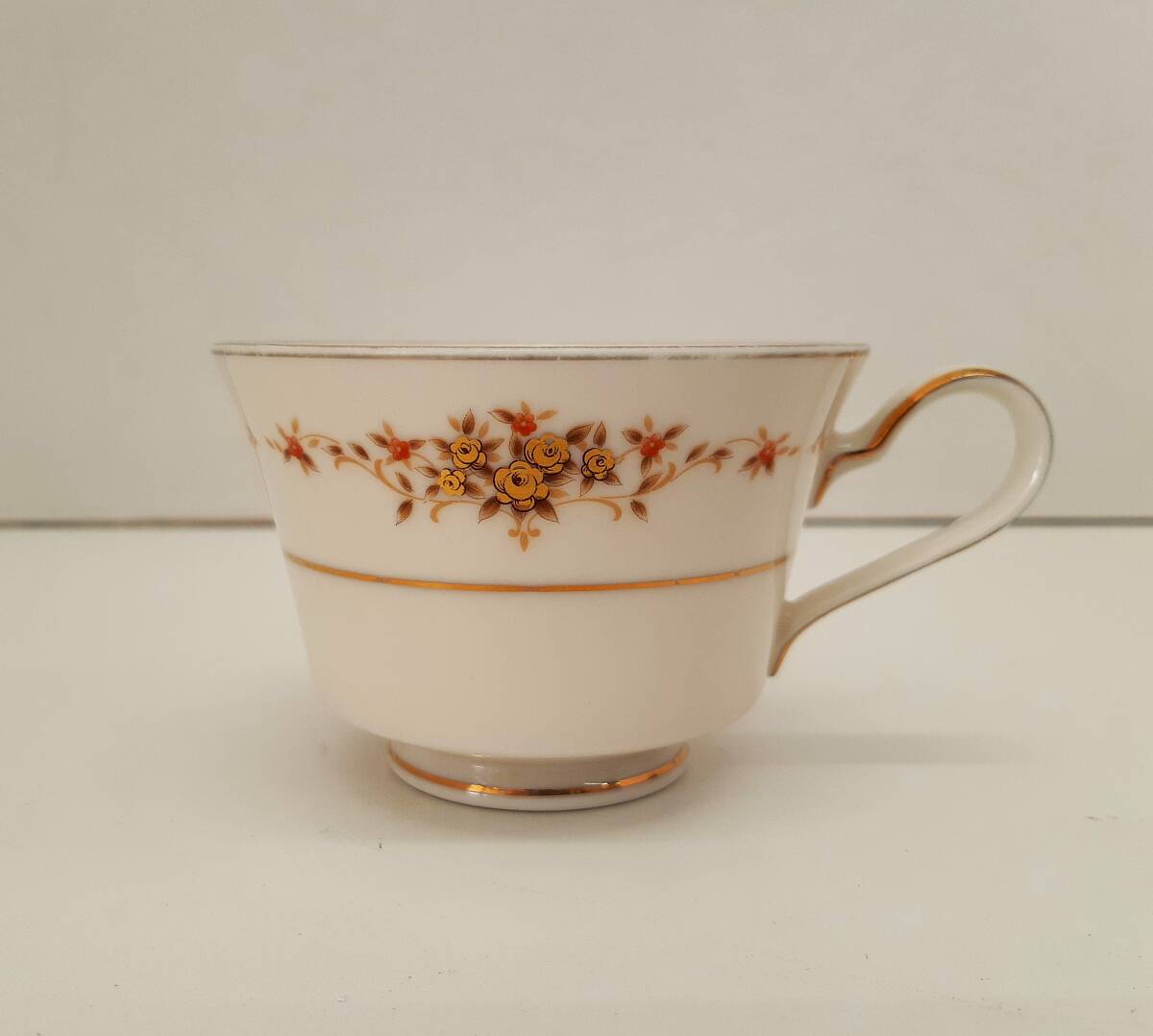 【菊水-653】(KH)ノリタケ/アイボリー チャイナ サフォーク/デミタスカップ/アンティーク(SK) 拍卖