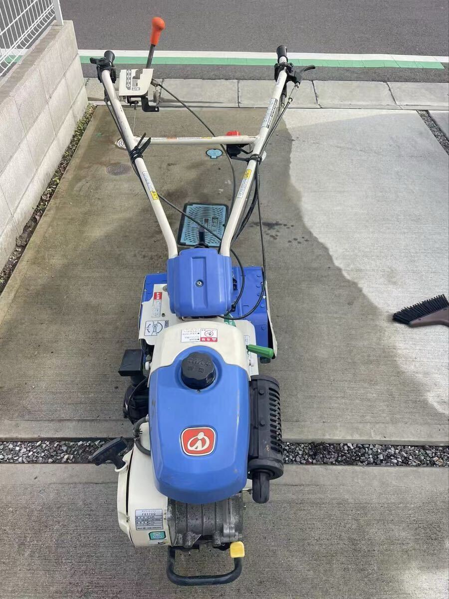 【埼玉県】ヰセキISEKIプチ菜ゆうき65 農用トラクター歩行型アグリップK042 6.2馬力 ガソリンエンジン 拍卖