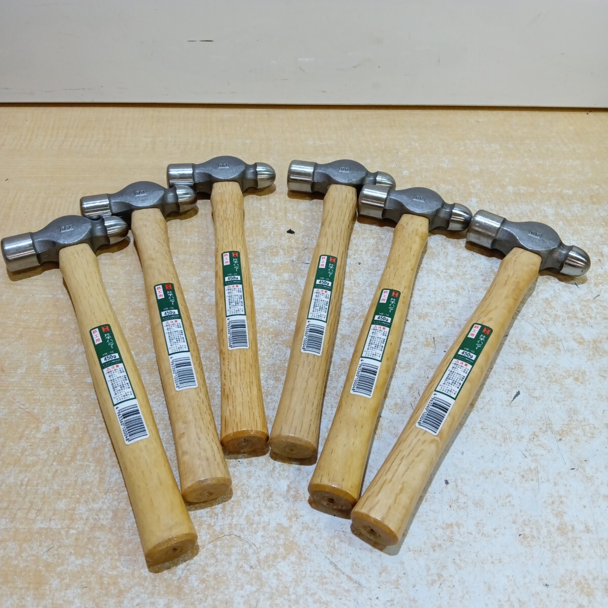 ♪ 【未使用品】オーエッチ工業(OH) 片手ハンマー 450g HK-10 まとめ6個セット拍卖