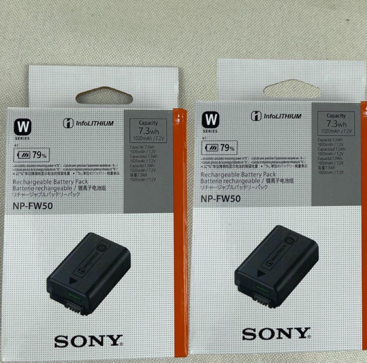新品未使用SONY NP-FW50 2個セット拍卖
