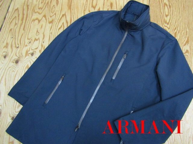 ★アルマーニ ARMANI COLLEZIONI★メンズ スタンドカラージップコート WATER REPELLENT★R71102038C拍卖