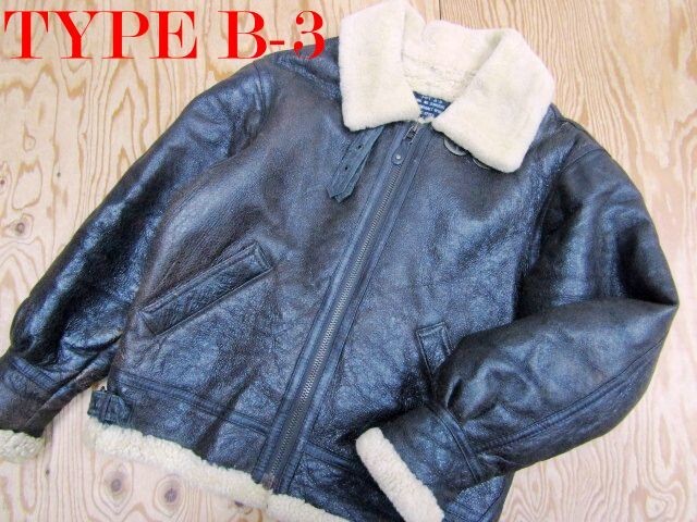 ★メンズ 羊毛皮 B-3 ムートンフライトジャケット ブラウン サイズ40★R71102026A拍卖