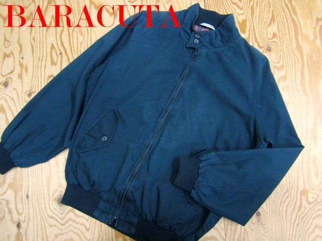 ★バラクータ BARACUTA★メンズ G-9 スウィングトップ コットンジップブルゾン ネイビー★R71102010A拍卖