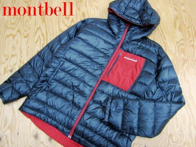 ★モンベル mont-bell★メンズ 1101445 リバーシブルダウン コロラドパーカ パプリカ×ブラック★R71102005A拍卖