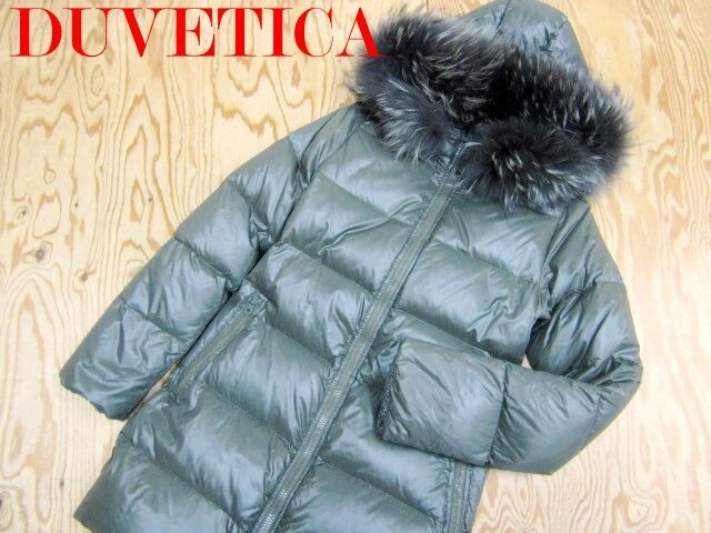 ★DUVETICA デュベティカ★Kappa リアルファーフーディダウンコート レディース サイズ38★R71102004A拍卖