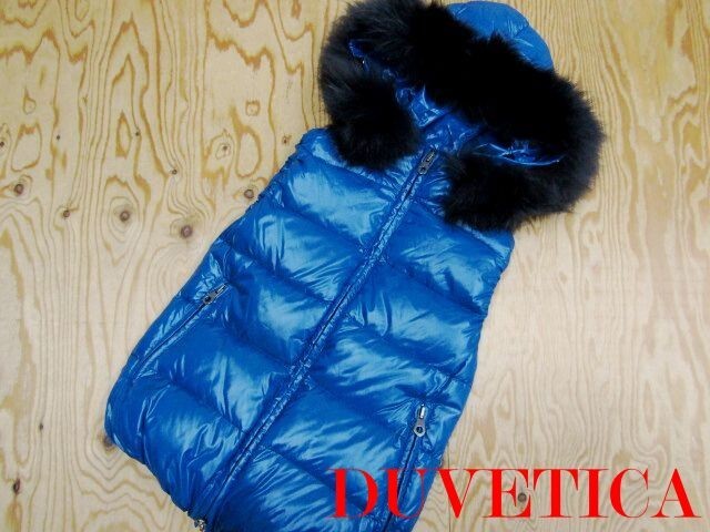 ★DUVETICA デュベティカ★レディース GOCCIA リアルファーフーディダウンベスト★R71102003A拍卖