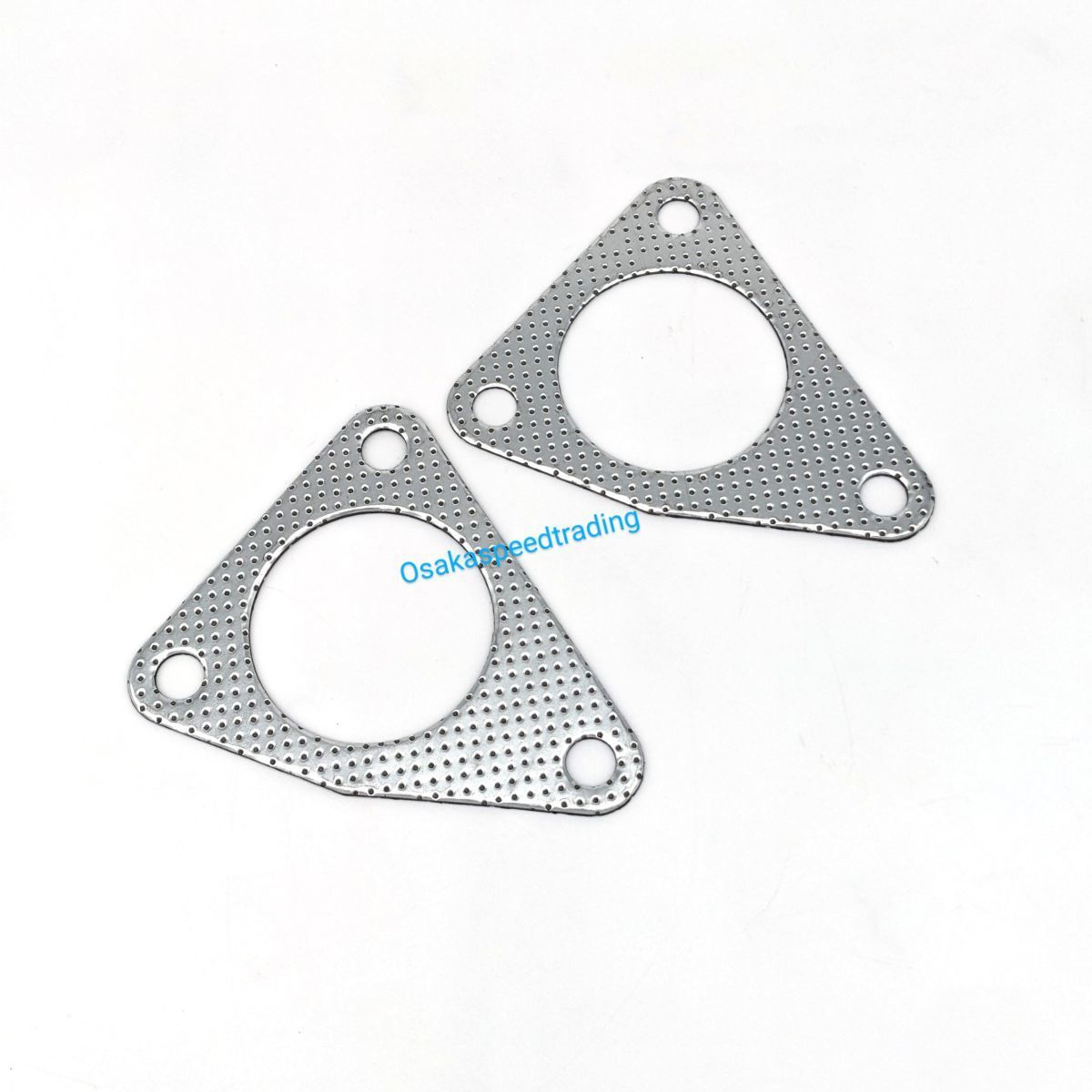 未使用 60Φ Z33後期 Z34 VQ35HR VQ37VHR 触媒エキマニ側 三角ガスケット 60Φ 2枚セット拍卖
