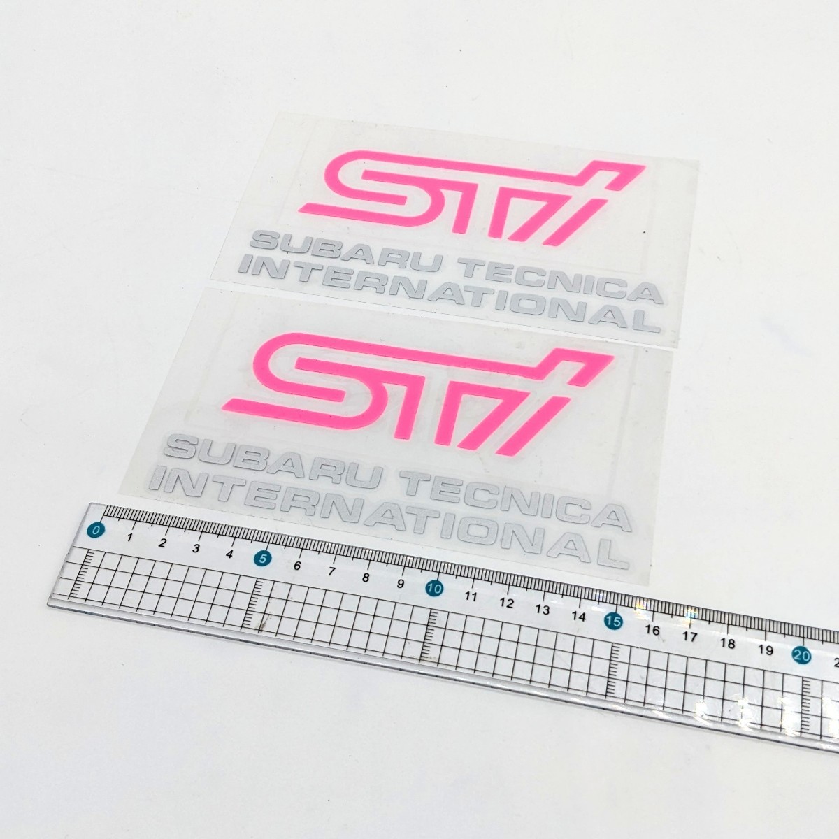 希少! スバル STI ステッカー フォグカバー用 WRX GC8 GDB GF8 GDA GDC インプレッサ バンパー ウイング マフラー 車高調 BRZ拍卖