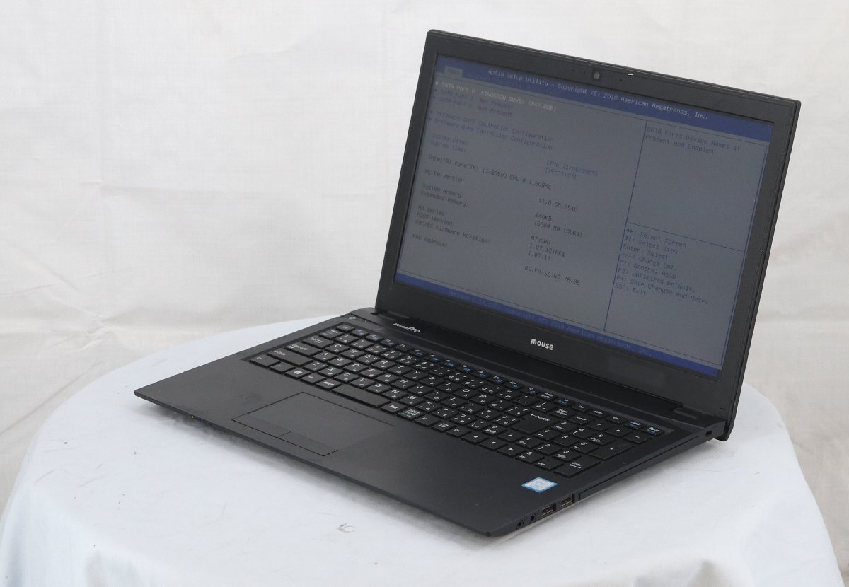 mouse computer MPro-NB500Z-SSD - Core i7 8550U 1.80GHz 16GB 240GB(SSD)■一部保証品拍卖