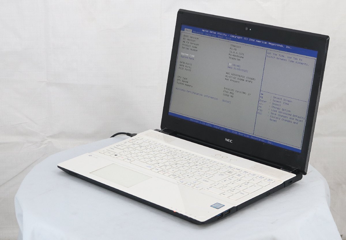 NEC PC-NS650GAW LAVIE NS650/G Core i7 7500U 2.70GHz 12GB 500GB■一部保証品拍卖