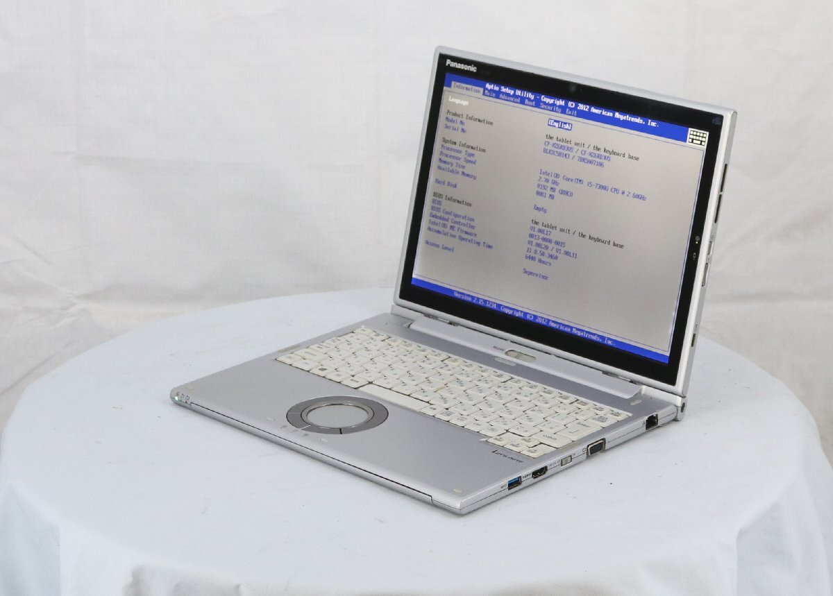 Panasonic CF-XZ6RD3VS Let's note Core i5 7300U 2.60GHz 8GB■一部保証品拍卖