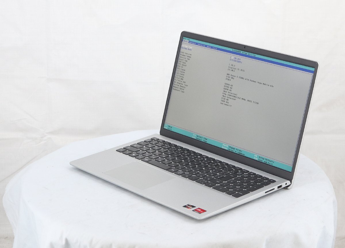 DELL Inspiron 15 3515 - AMD Ryzen 5 3500U with Radeon Vega Mobile Gfx 2.10GHz 8GB 512GB(SSD)■一部保証品拍卖