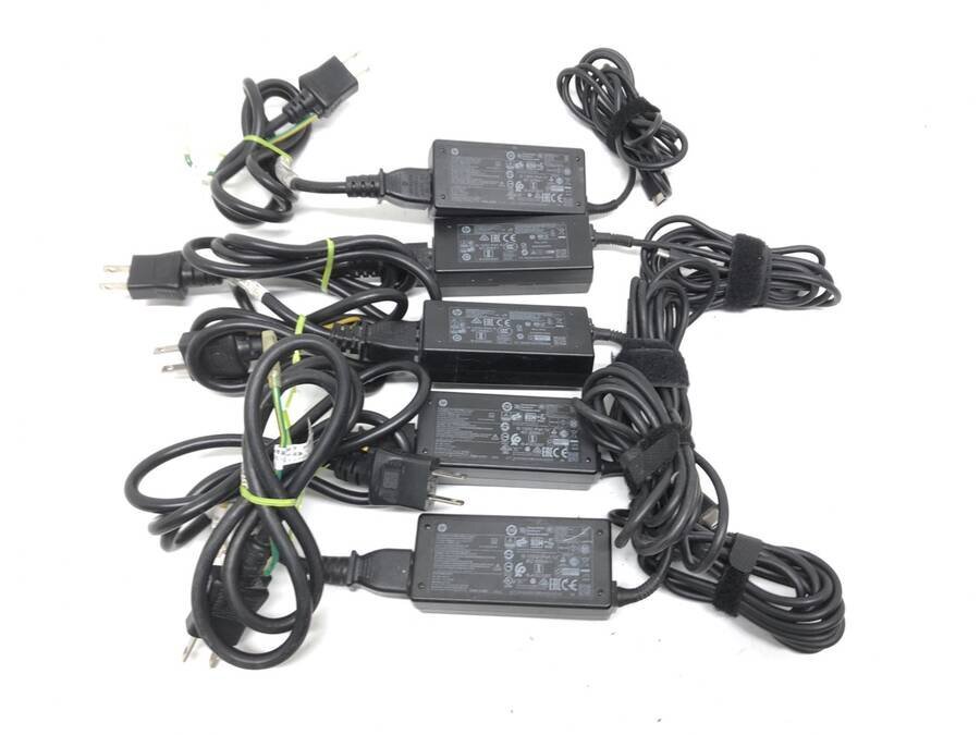 hp 型式色々 ACアダプタ 15V 3A 計5個セット Type-C■一部保証品拍卖
