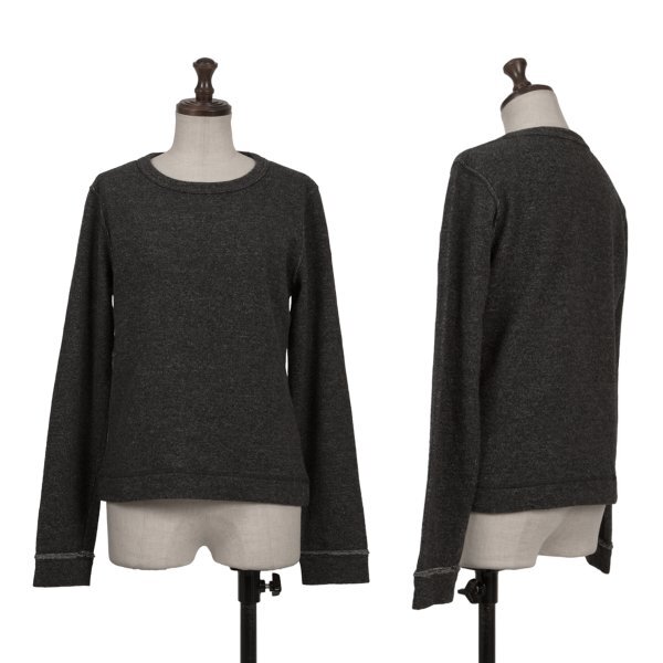 マーガレットハウエルMHL ウールコットンニットソー グレー2 【レディース】拍卖