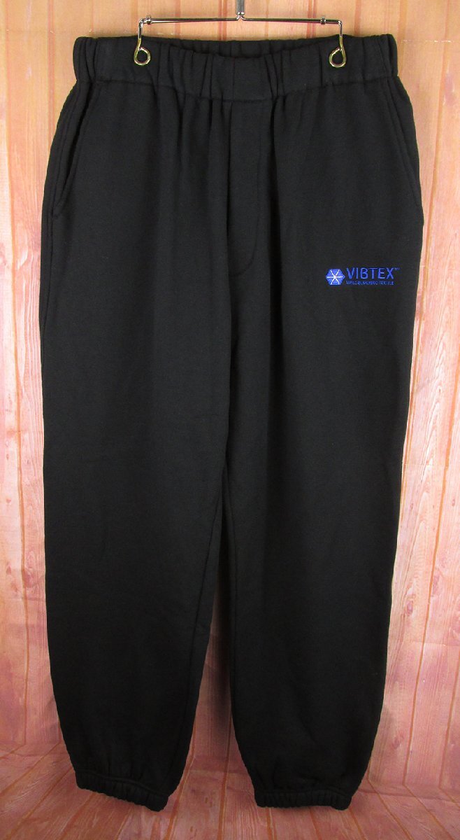 FP22230 VIBTEX×URBAN RESEARCH ビブテックス×アーバンリサーチ SWEAT PANTS スウェットパンツ URA4-14H001 ブラック L 未使用拍卖