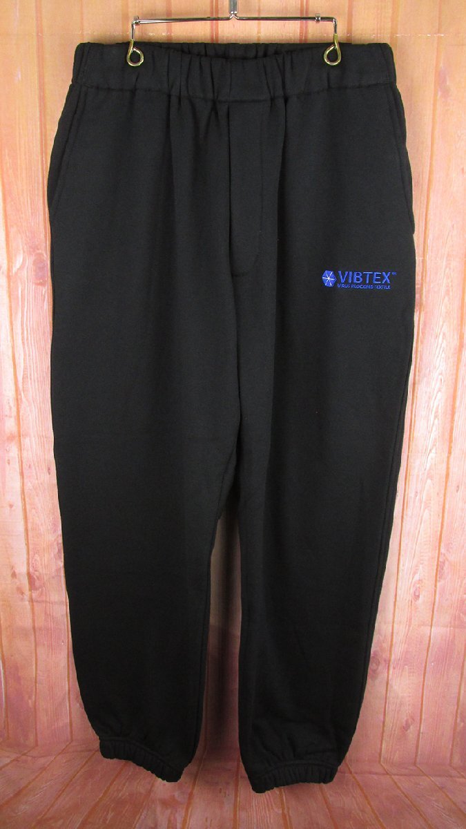 FP22232 VIBTEX×URBAN RESEARCH ビブテックス×アーバンリサーチ SWEAT PANTS スウェットパンツ URA4-14H001 ブラック M 未使用拍卖