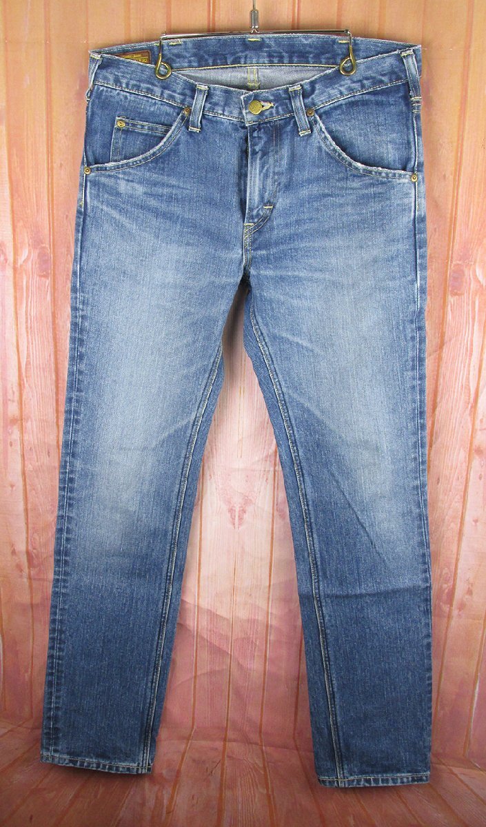 YP22246 LEE リー AMERICAN RIDERS 205 アメリカンライダース タイト ストレート ジーンズ デニムパンツ LM8205 ユーズド加工 W30拍卖