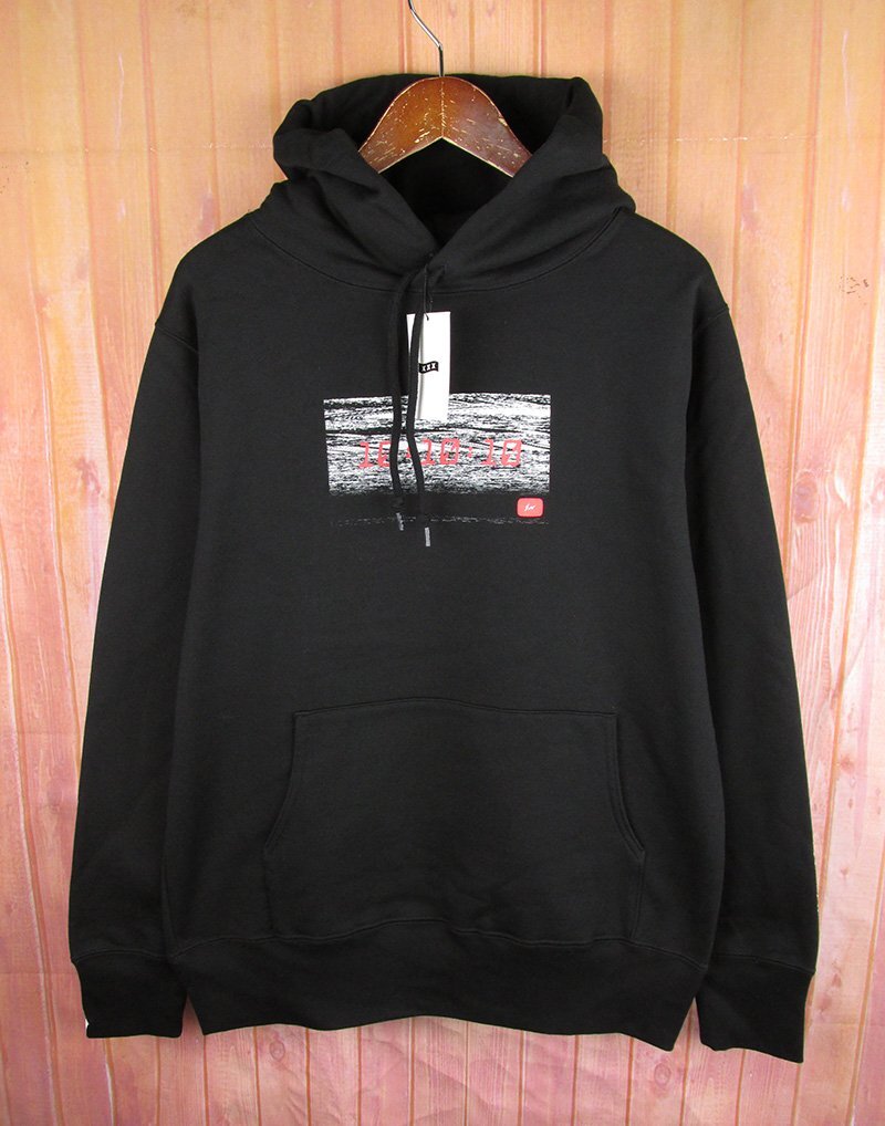 W9278 ゴッドセレクショントリプルエックス×フラグメントデザイン フーディー スウェット パーカー GX-A20-FHD-02 ブラック M 未使用拍卖