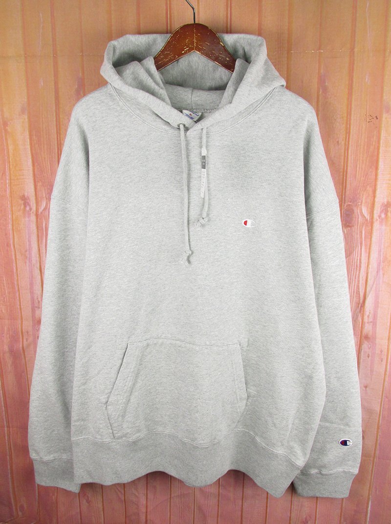 AW9299 Champion チャンピオン C8-W106 フーデッド スウェット シャツ パーカー 24FW 直営限定コレクション ウォッシュ グレー系 XL 未使用拍卖