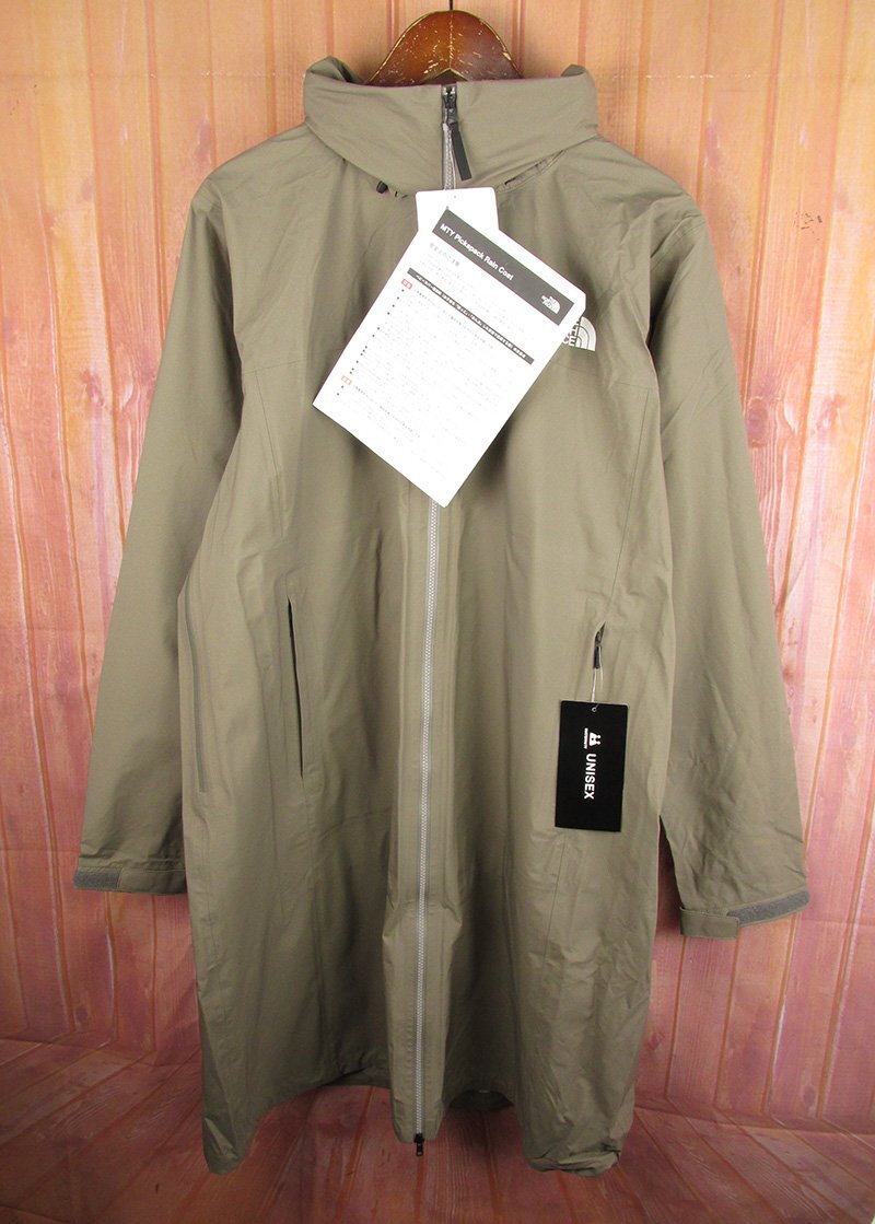 AJ28089 THE NORTH FACE ノースフェイス MTY Pickapack Rain Coat マタニティ ピッカパック レイン コート NPM62220 ウォルナット M 未使用拍卖