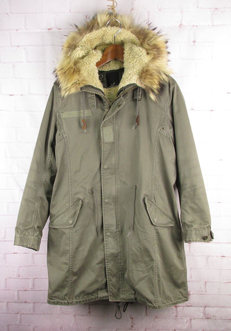 WJ28170 AMERICAN RAG CIE アメリカンラグシー モッズコート モッズパーカー オリーブ系 F拍卖