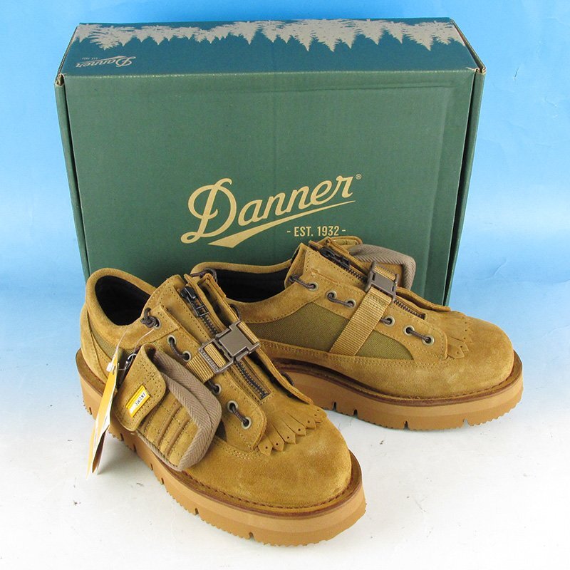 FF17063 Danner×GRIP SWANY ダナー×グリップスワニー GS BUSH BOOTS ブッシュブーツ D-214520 日本製 コヨーテ US8.5/26.5cm 未使用拍卖