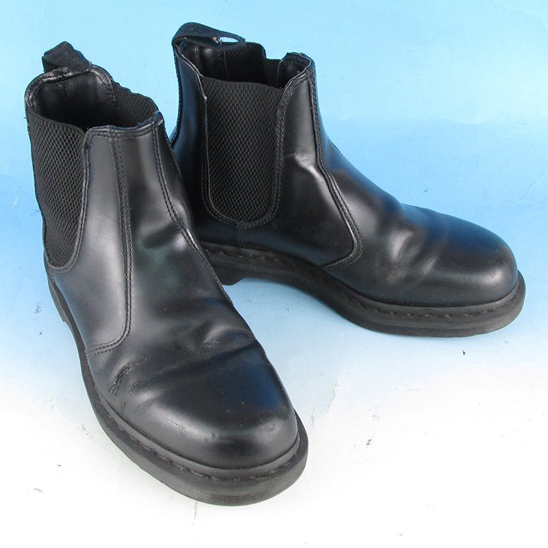 FF17056 Dr.Martens ドクターマーチン 2976 MONO チェルシー ブーツ ブラック UK8拍卖