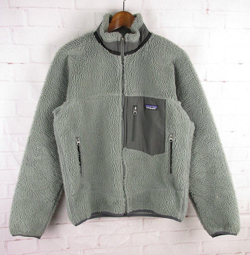 FJ28056 Patagonia パタゴニア 23055FA14 クラシック レトロX フリースジャケット グレー系 XS拍卖