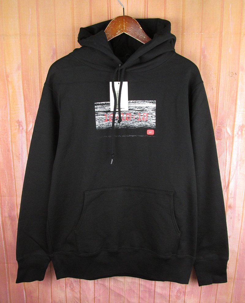 W9277 ゴッドセレクショントリプルエックス×フラグメントデザイン フーディー スウェット パーカー GX-A20-FHD-02 ブラック M 未使用拍卖