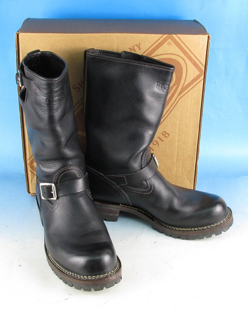 FF17068 WESCO ウエスコ カスタム ボス エンジニアブーツ BK7700100 ブラック 11D 美品拍卖