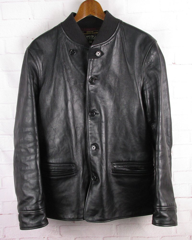 FJ28269 FREEWHEELERS フリーホイーラーズ DUST BOWL ダストボウル ホースハイド レザージャケット ブラック 38拍卖