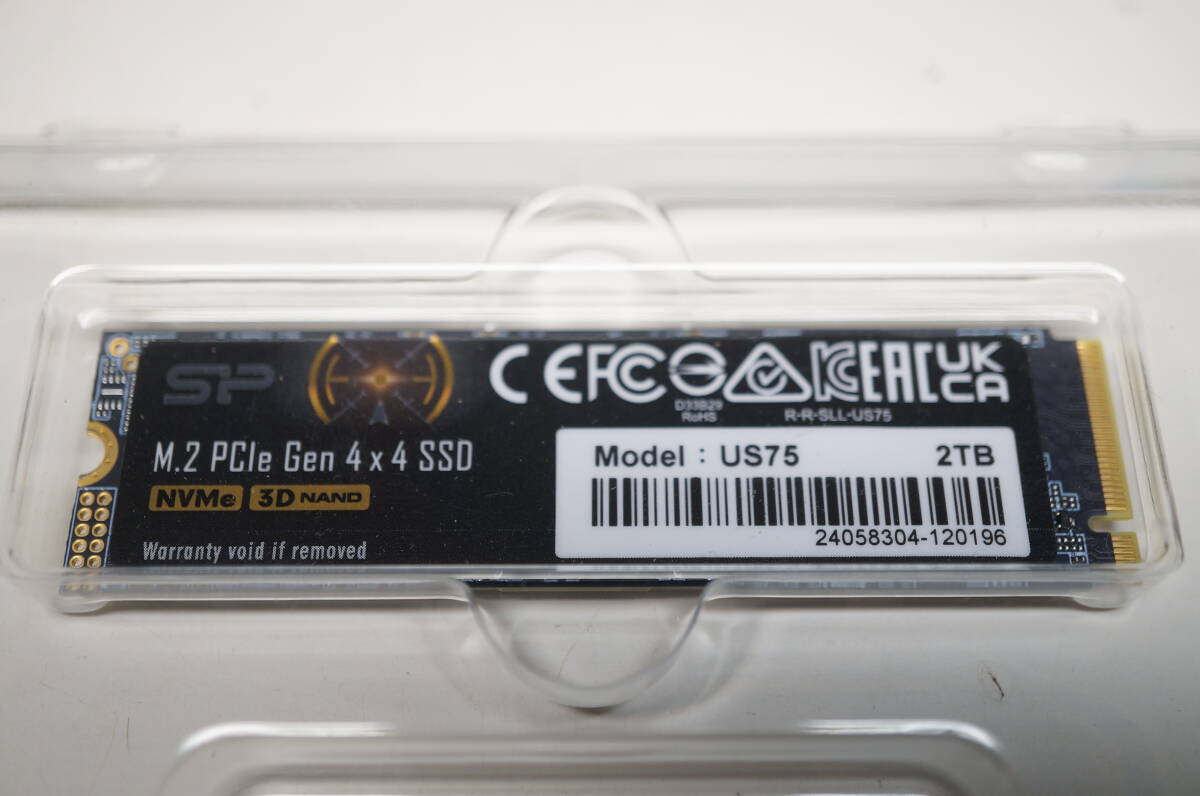 【605回・61時間・PCIe4.0×4】M.2 SSD 2TB シリコンパワー拍卖