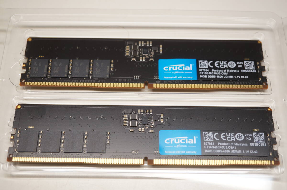 DDR5 16GB×2枚=32GBセット拍卖